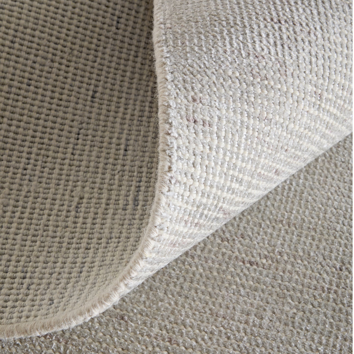 Fleetwood Modern/Casual Solid Gray - Feizy Rug