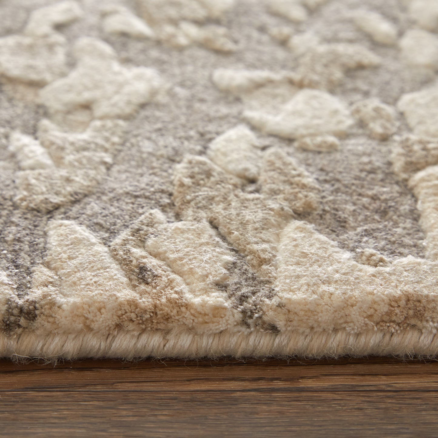 Braden Modern/Industrial/Casual Abstract/Watercolor Tan/Taupe - Feizy Rug