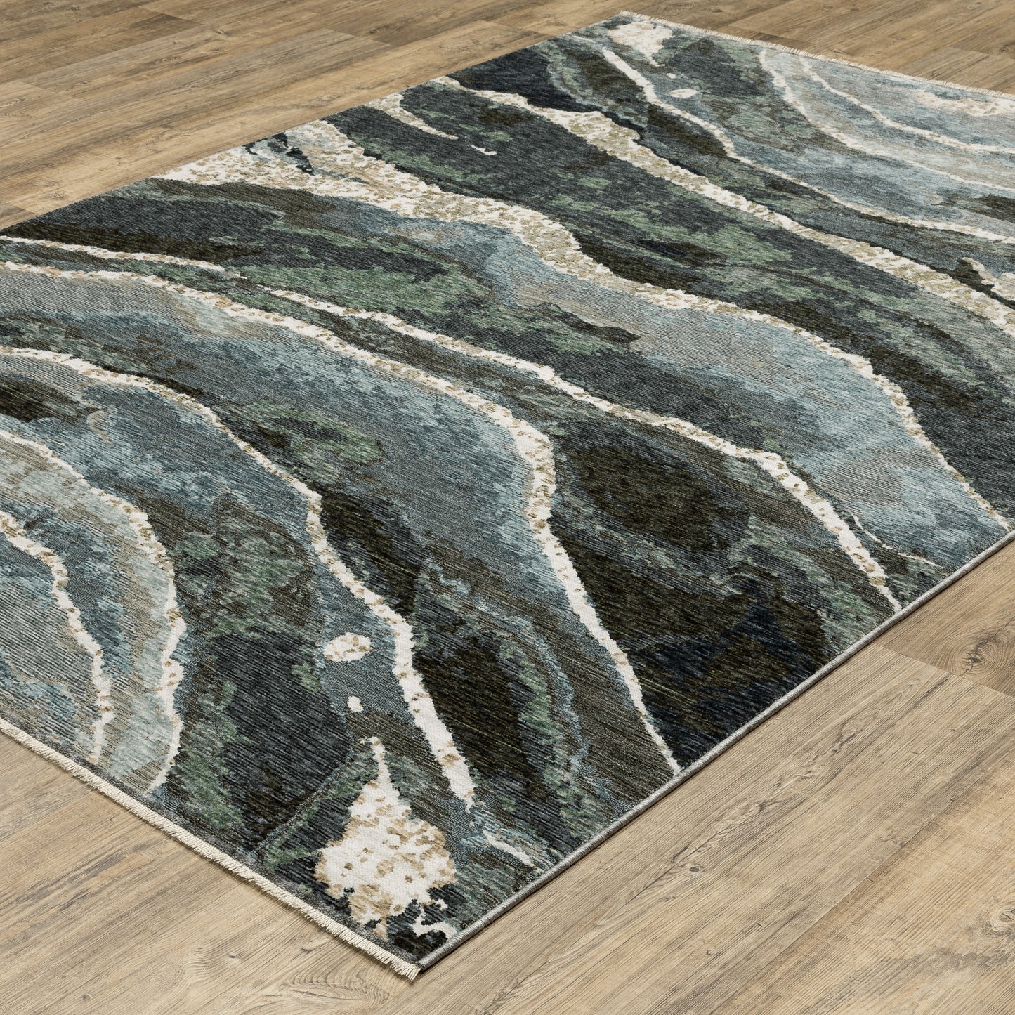 ECHO ECH12 Blue Rug - ORIENTAL WEAVERS