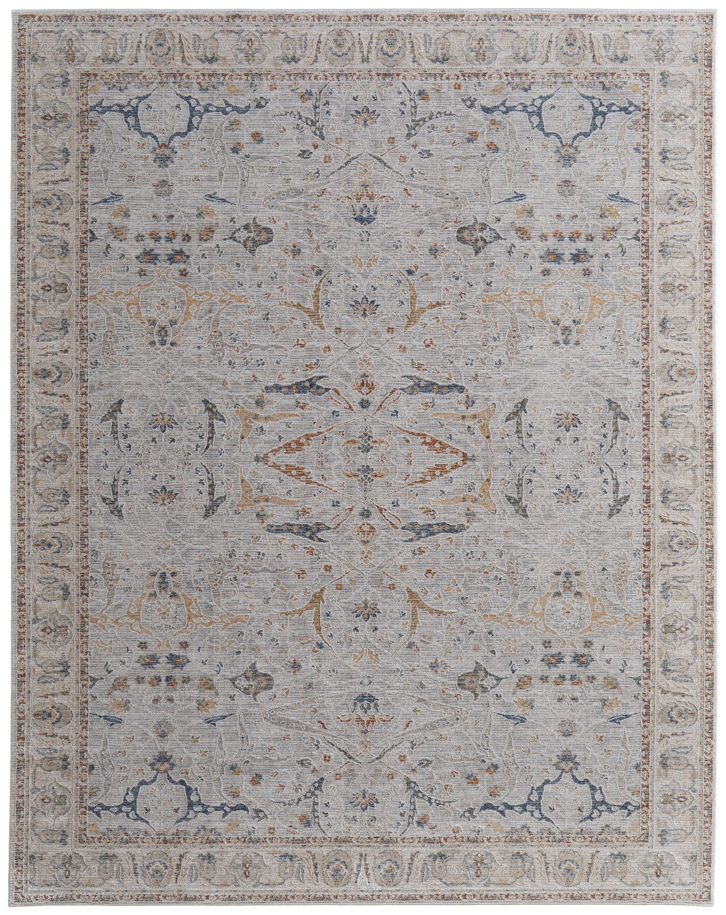 Pasha Transitional/Bohemian & Eclectic/Craftsman Ivory/Blue/Taupe Accent Rug  Feizy Rugs Small Parcel,Feizy Rugs,Pasha,Ivory/Blue/Taupe,2' x 3',Accent Rug,Polyester,Transitional/Bohemian & Eclectic/Craftsman,Turkey
