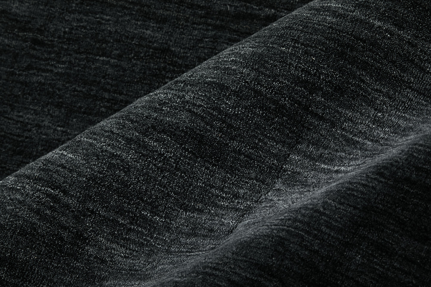 Luna Modern/Casual Solid Black - Feizy Rug
