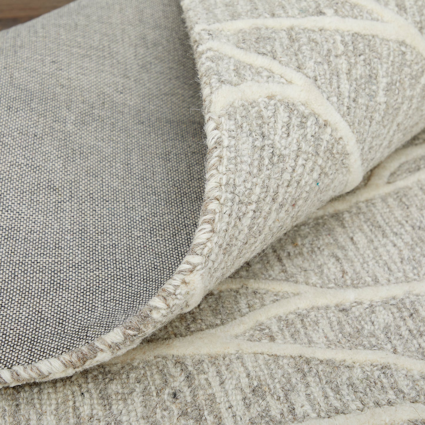 Enzo Transitional/Casual/Natural Abstract Taupe/Ivory - Feizy Rug