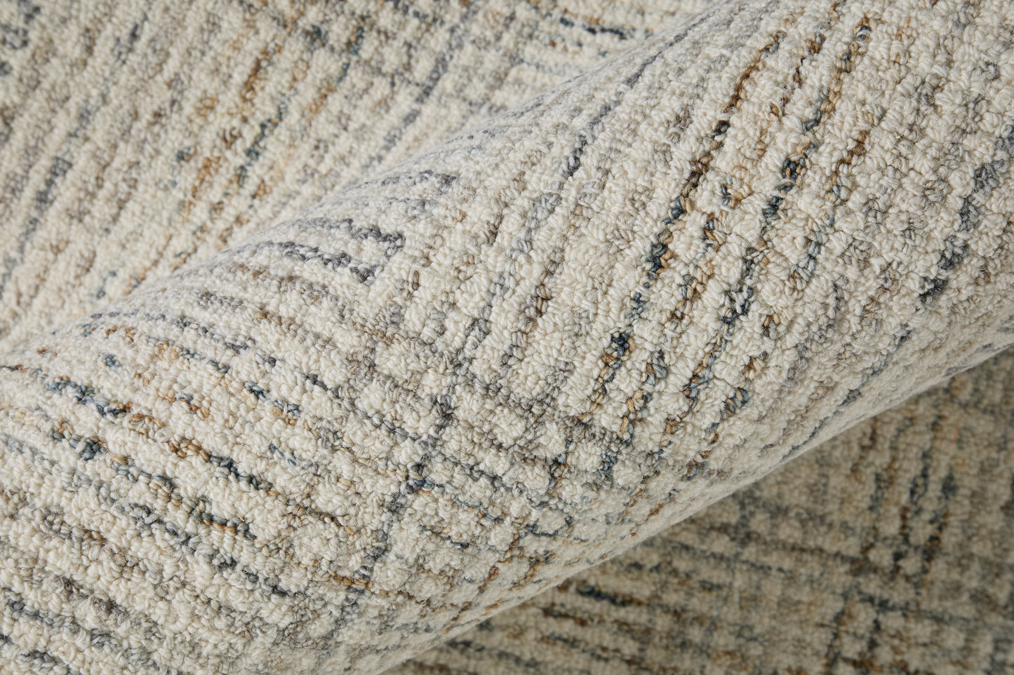 Belfort Transitional/Casual/Industrial Ivory/Gray/Tan Area Rug