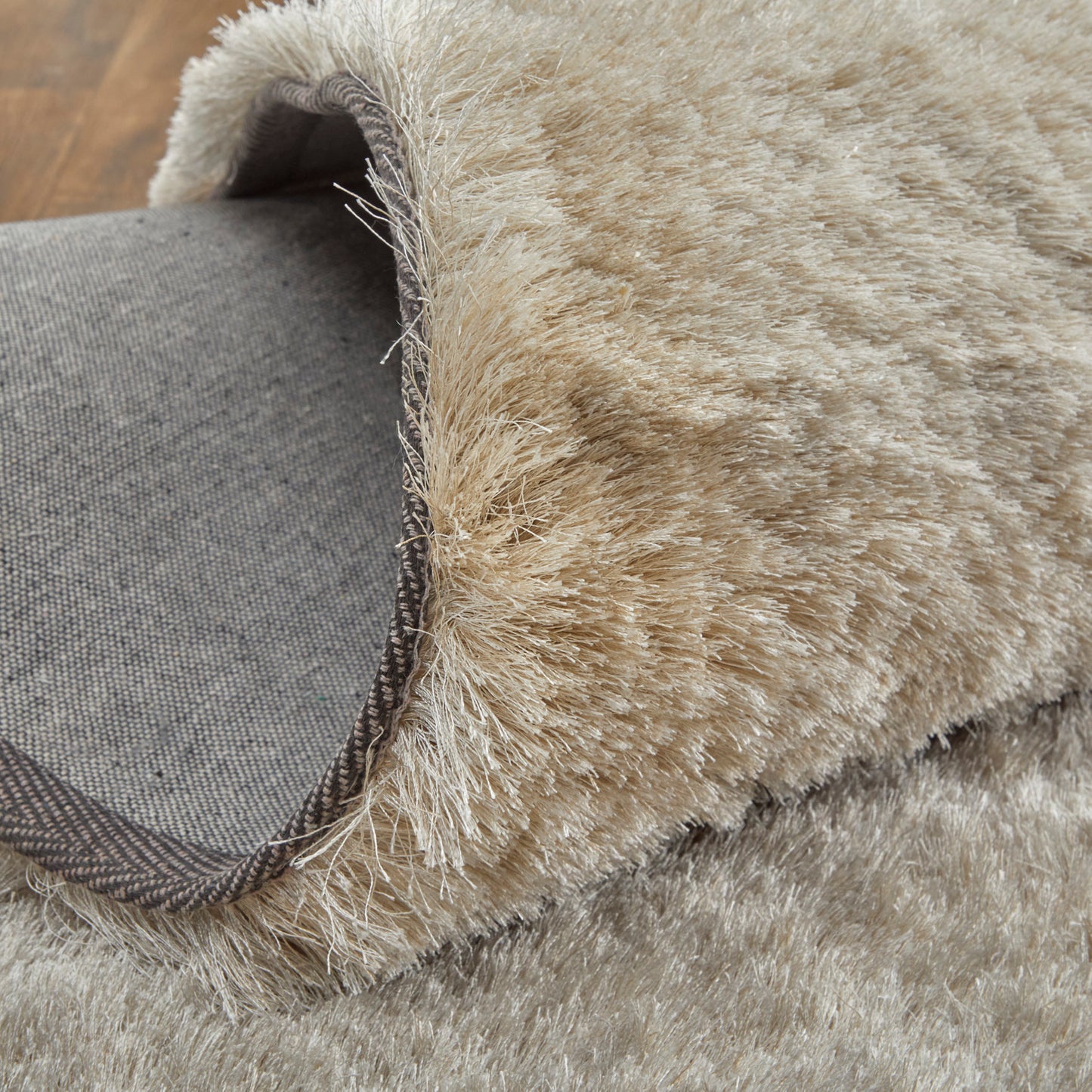 Indochine Modern/Luxury & Glam/Casual Solid Tan/Taupe - Feizy Rug