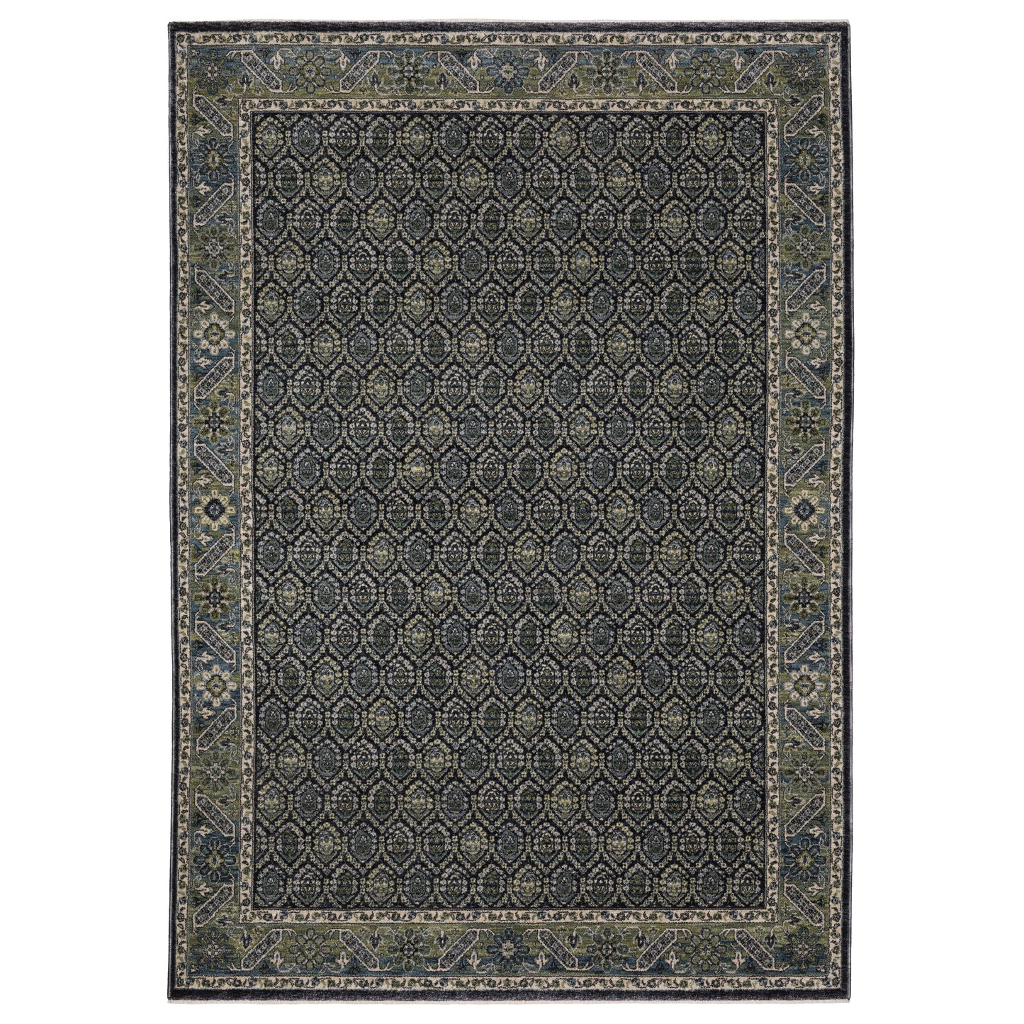 ELIANA ELI01 Blue Rug - ORIENTAL WEAVERS