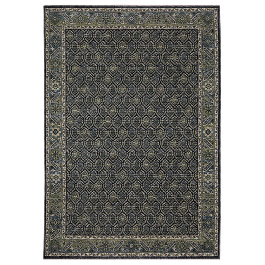 ELIANA ELI01 Blue Rug - ORIENTAL WEAVERS