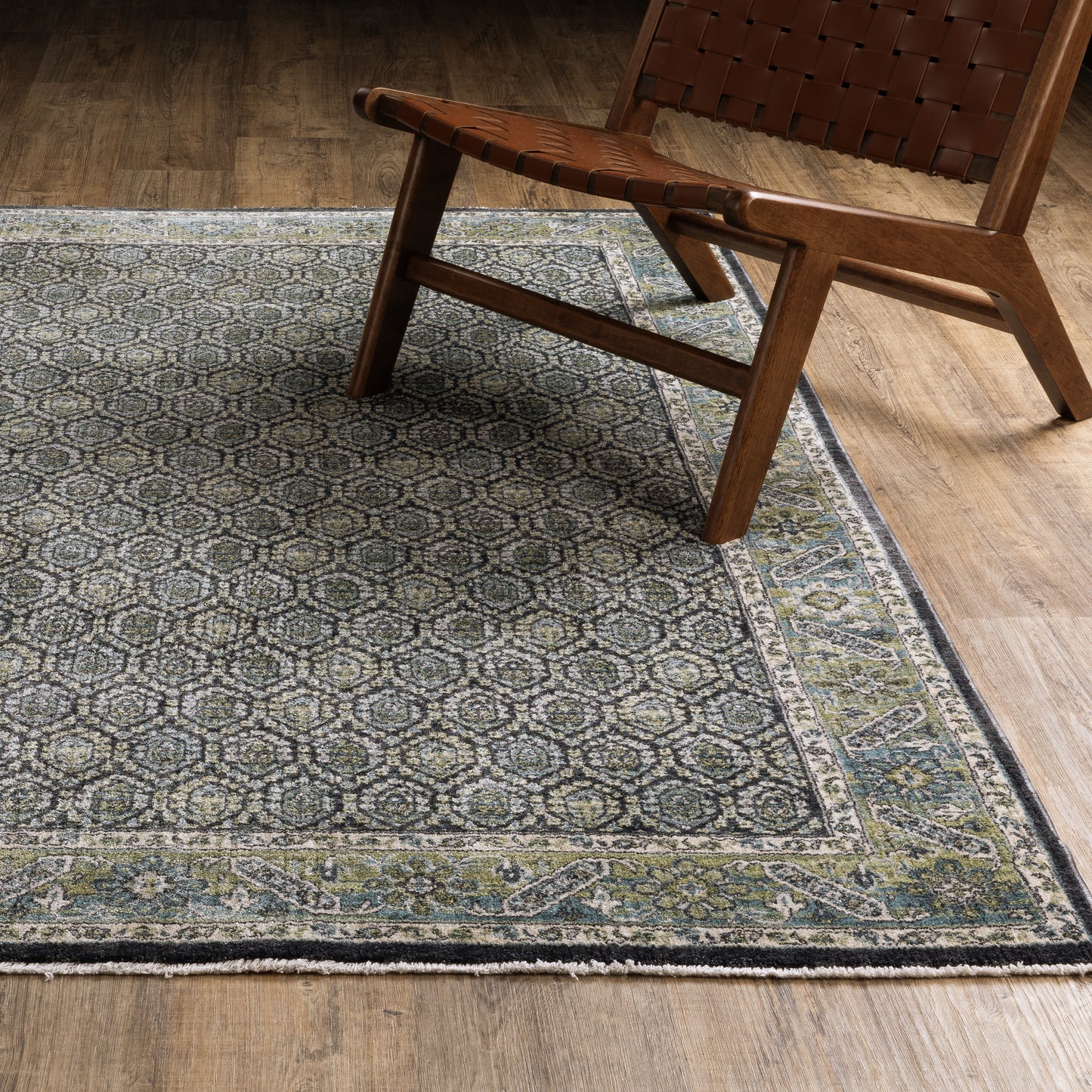ELIANA ELI01 Blue Rug - ORIENTAL WEAVERS