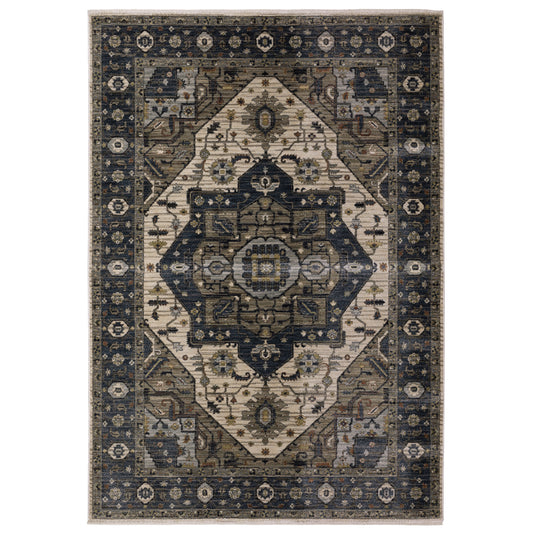 ELIANA ELI05 Blue Rug - ORIENTAL WEAVERS