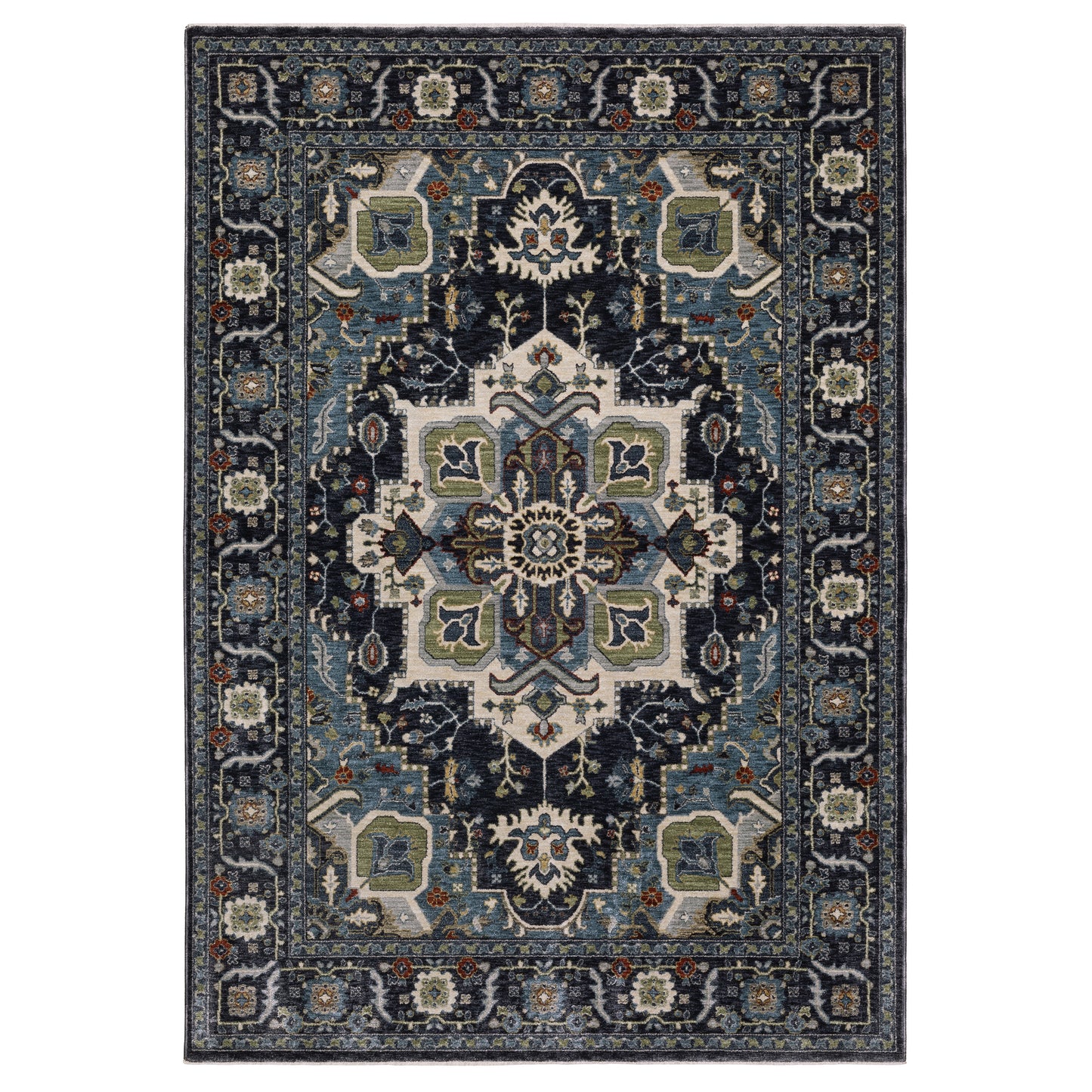 ELIANA ELI09 Blue Rug - ORIENTAL WEAVERS