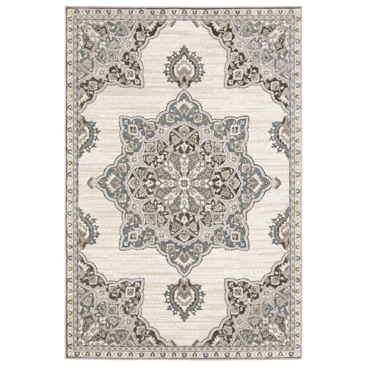 ELLINGTON ELL01 Ivory Rug - ORIENTAL WEAVERS