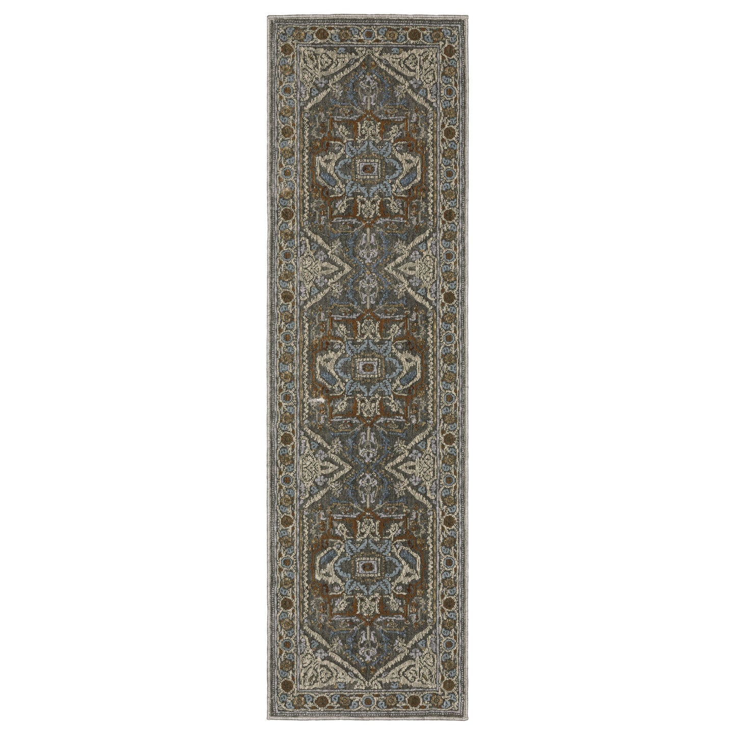 ELLINGTON ELL05 Grey Rug - ORIENTAL WEAVERS