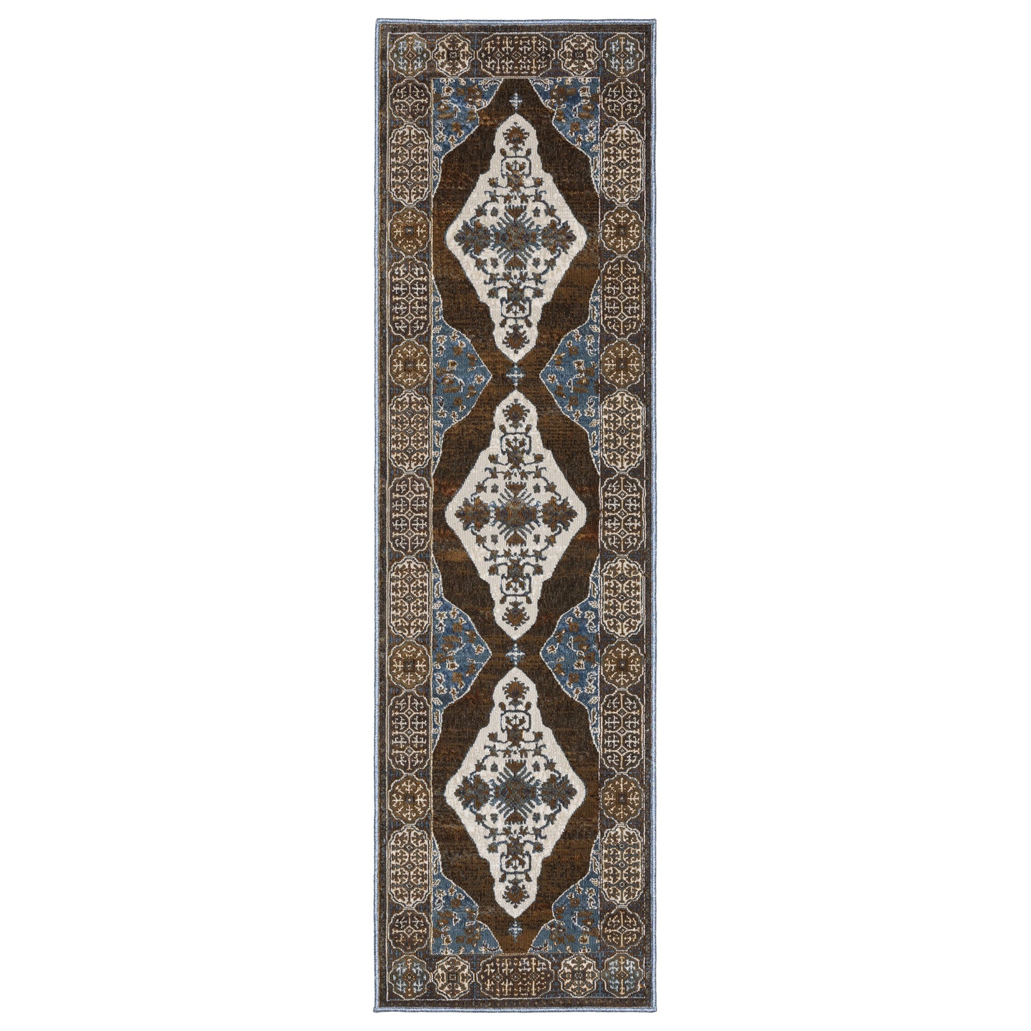 ELLINGTON ELL06 Rust Rug - ORIENTAL WEAVERS