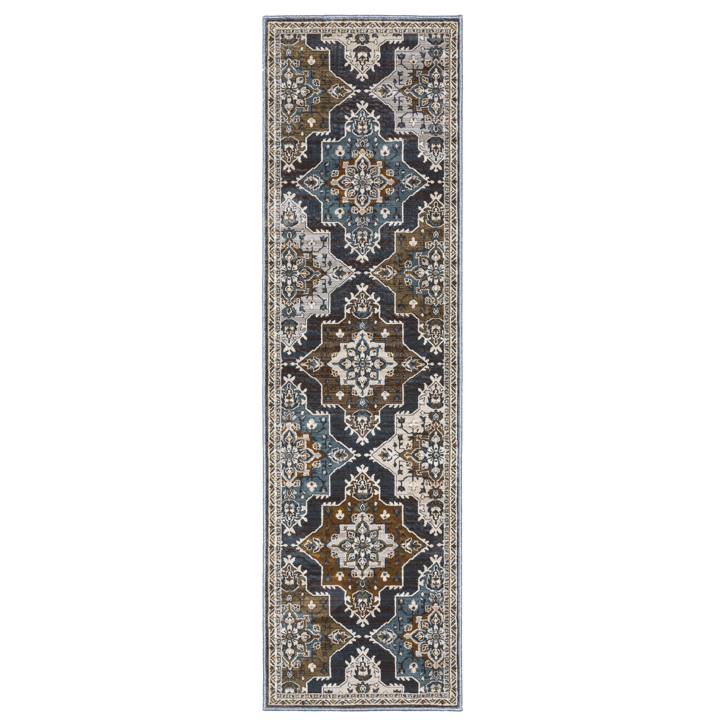 ELLINGTON ELL07 Blue Rug - ORIENTAL WEAVERS