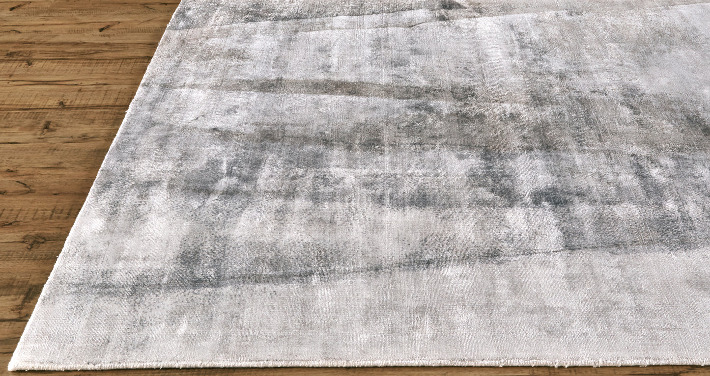 Emory Modern/Luxury & Glam/Casual Abstract/Watercolor Gray/Taupe/Ivory - Feizy Rug