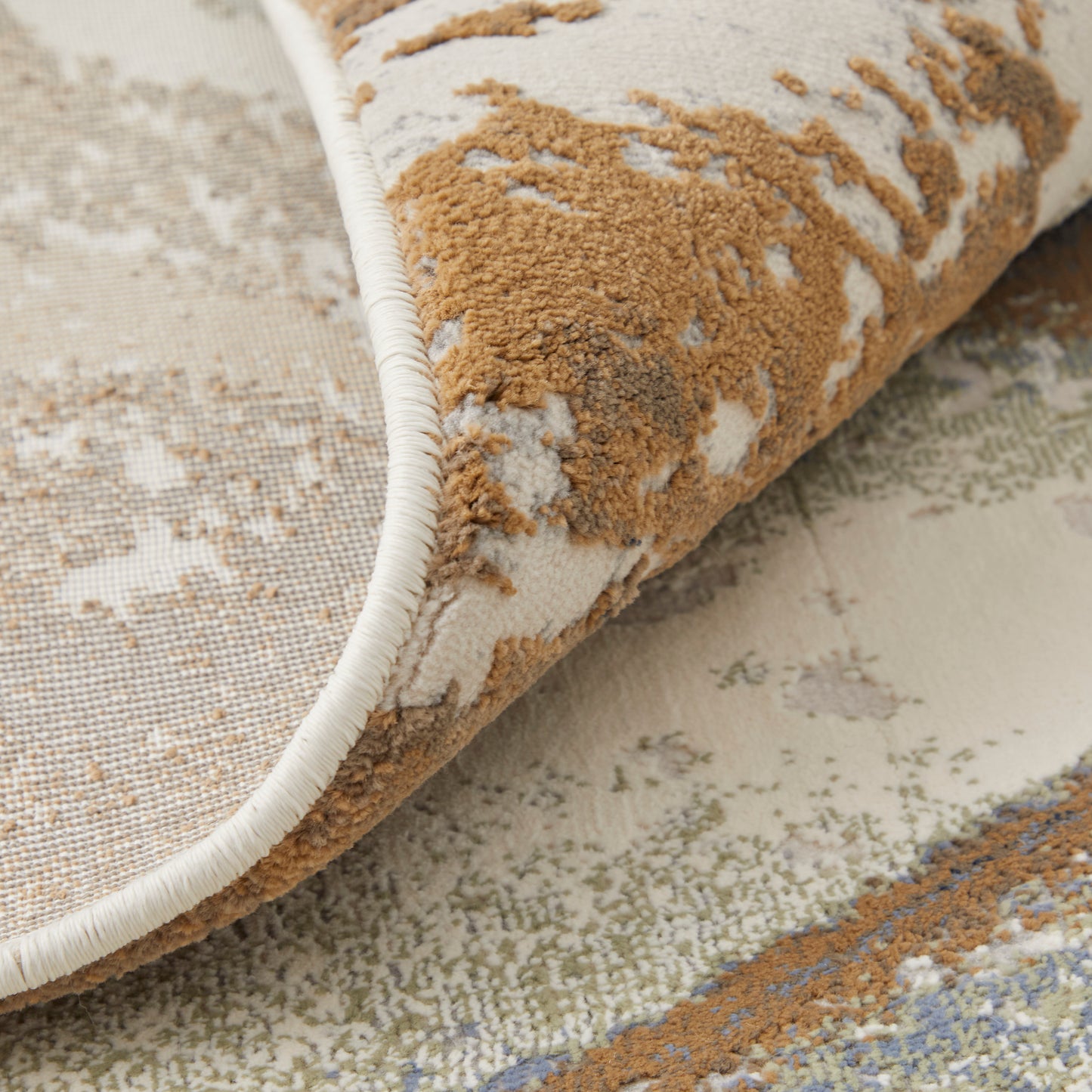 Clio Modern/Industrial/Casual Gray/Brown Accent Rug