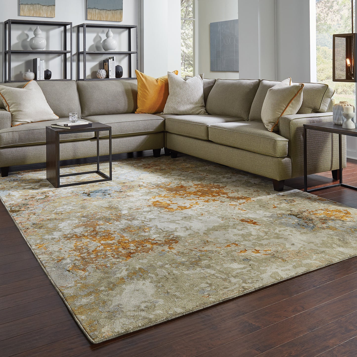 EVOLUTION 8031B Gold Rug - ORIENTAL WEAVERS