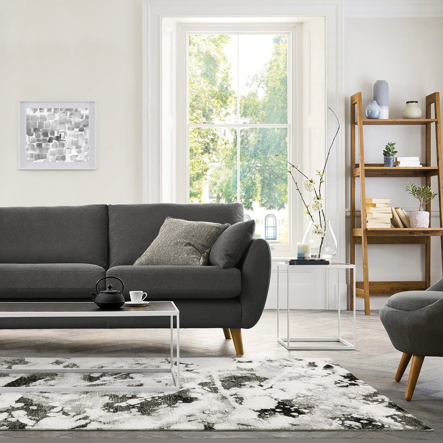 EVOLUTION 8035B Charcoal Rug - ORIENTAL WEAVERS