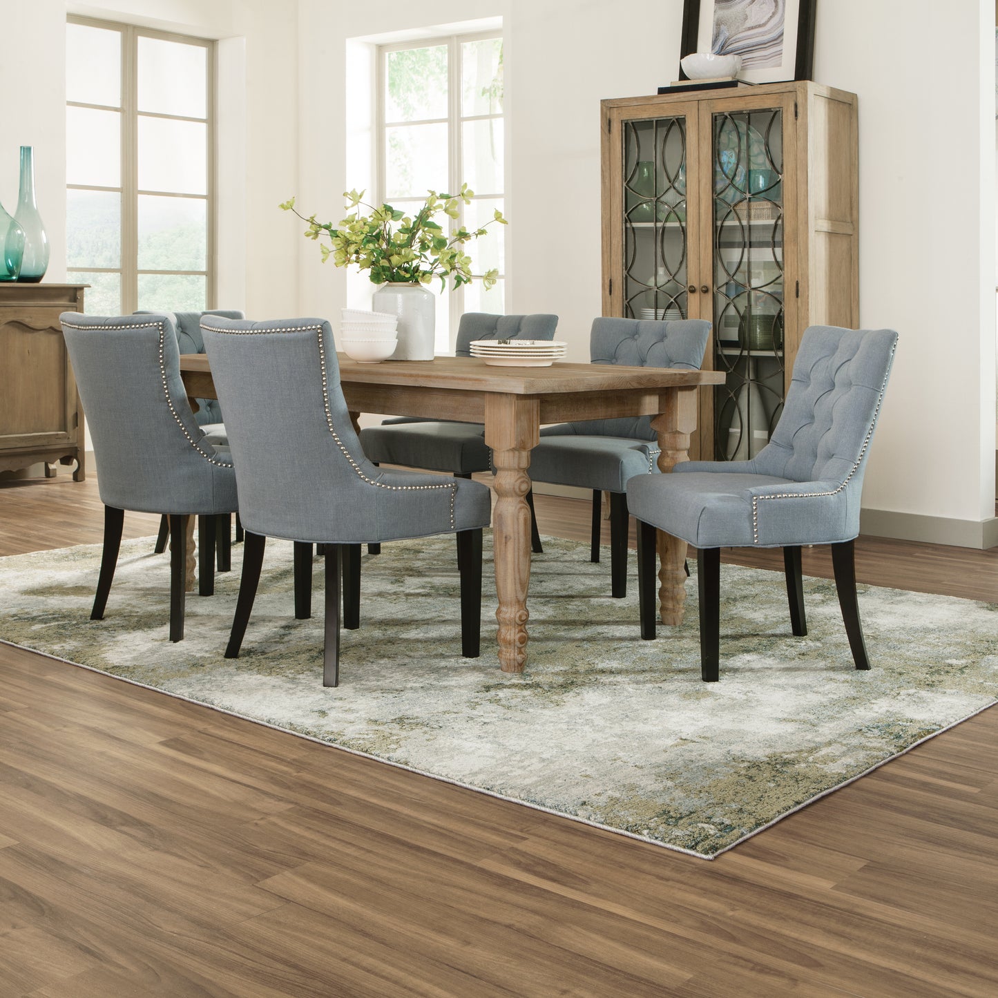 EVOLUTION 8039E Blue Rug - ORIENTAL WEAVERS