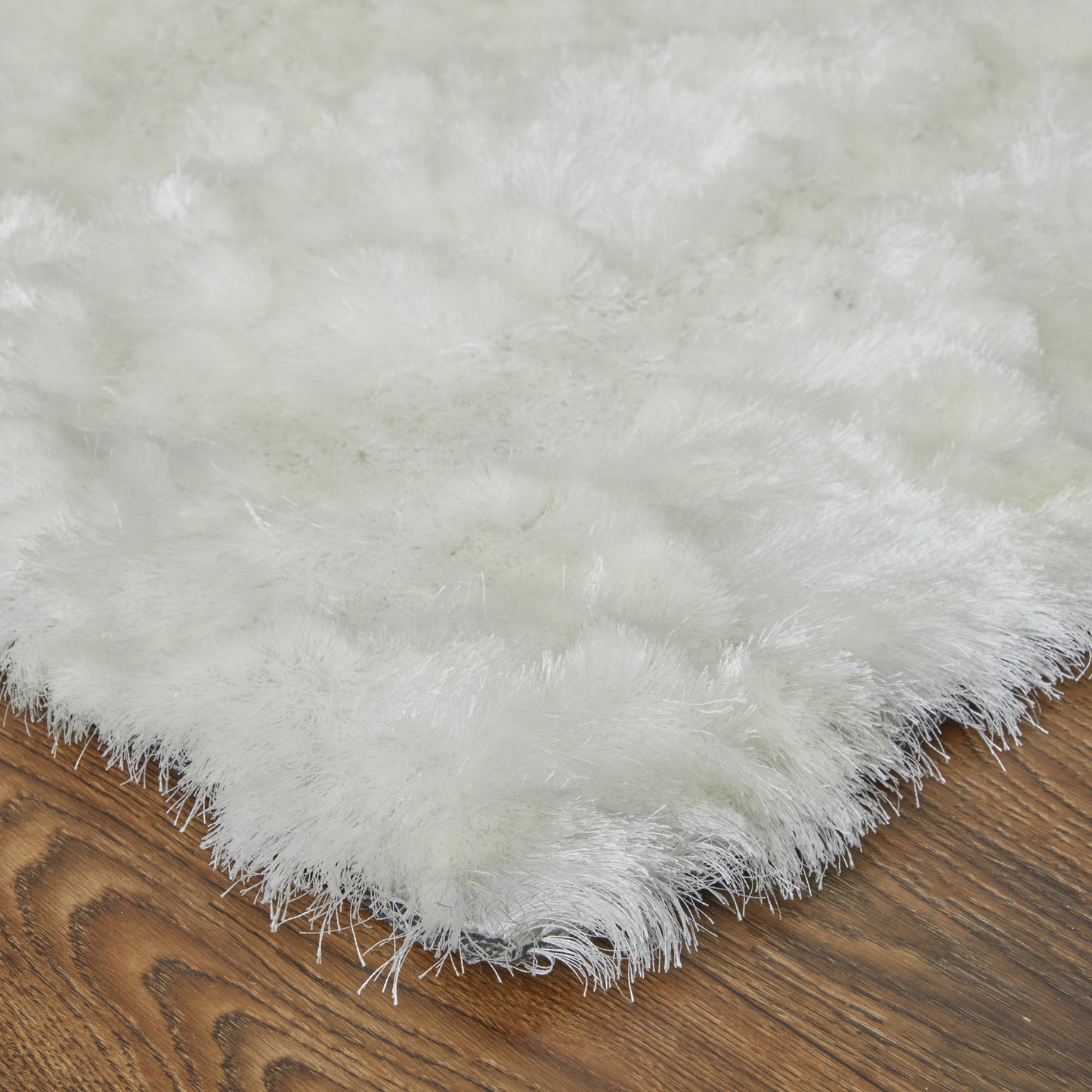 Indochine Modern/Luxury & Glam/Casual Solid White - Feizy Rug