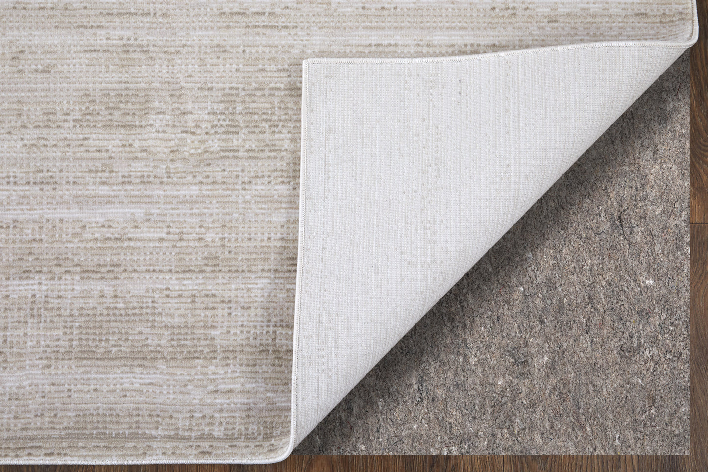 Deja Modern/Casual Solid Ivory/Silver - Feizy Rug