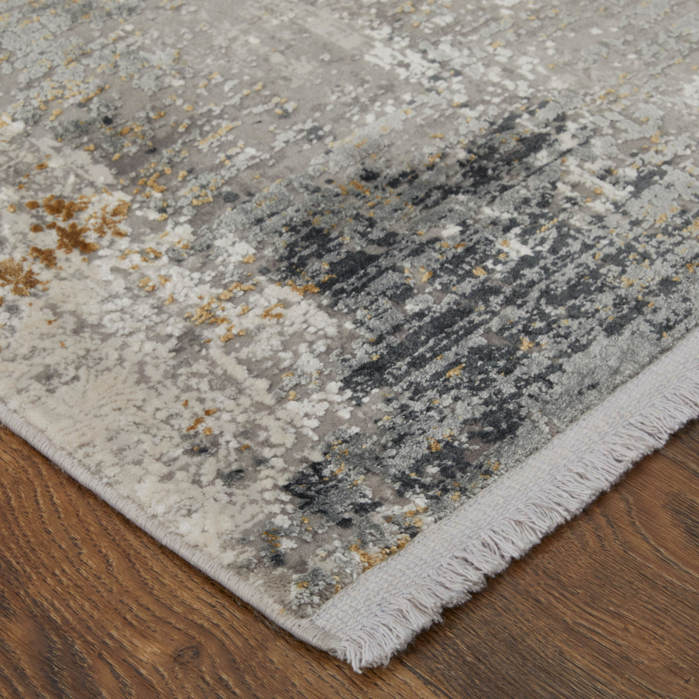 Cadiz Modern/Industrial/Luxury & Glam Ivory/Taupe/Gray Accent Rug