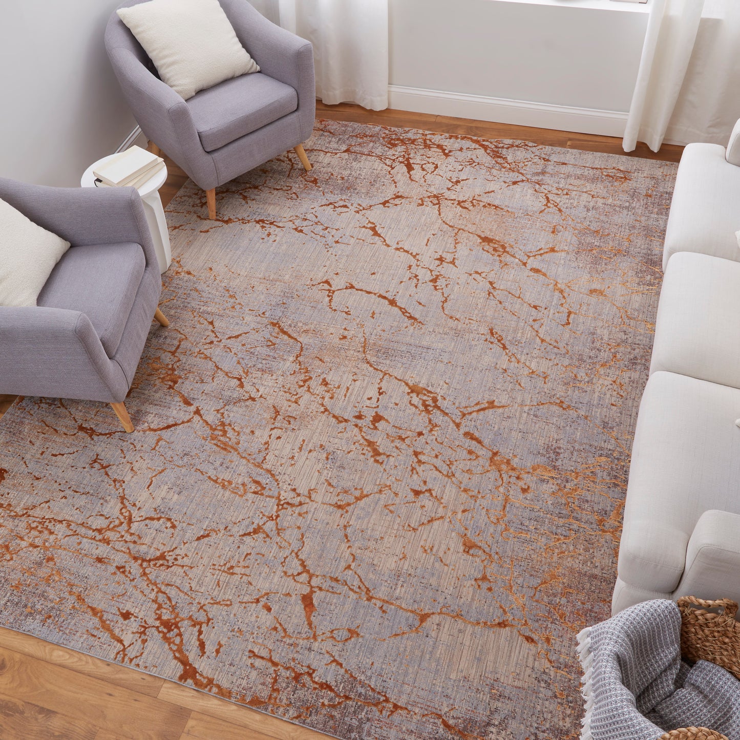 Pryor Modern/Casual/Bohemian & Eclectic Gold/Brown/Gray Accent Rug  Feizy Rugs Small Parcel,Feizy Rugs,Pryor,Gold/Brown/Gray,2' x 3',Accent Rug,Polyester/Viscose,Modern/Casual/Bohemian & Eclectic,Turkey