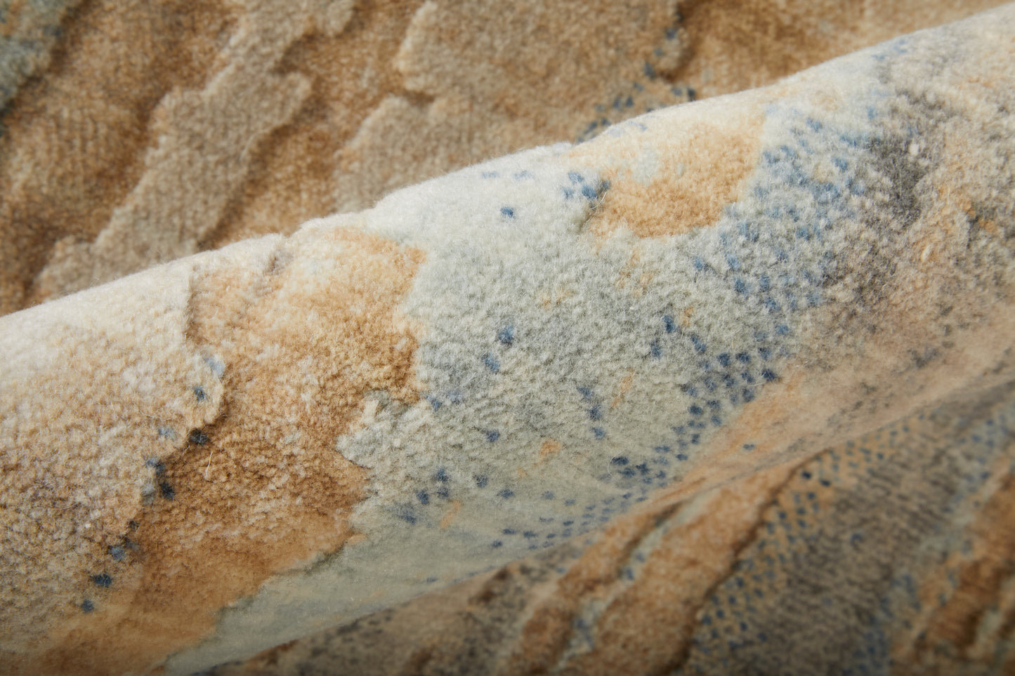 Jaxson Modern/Industrial/Bohemian & Eclectic Abstract/Distressed/Watercolor Tan/Brown/Gray - Feizy Rug