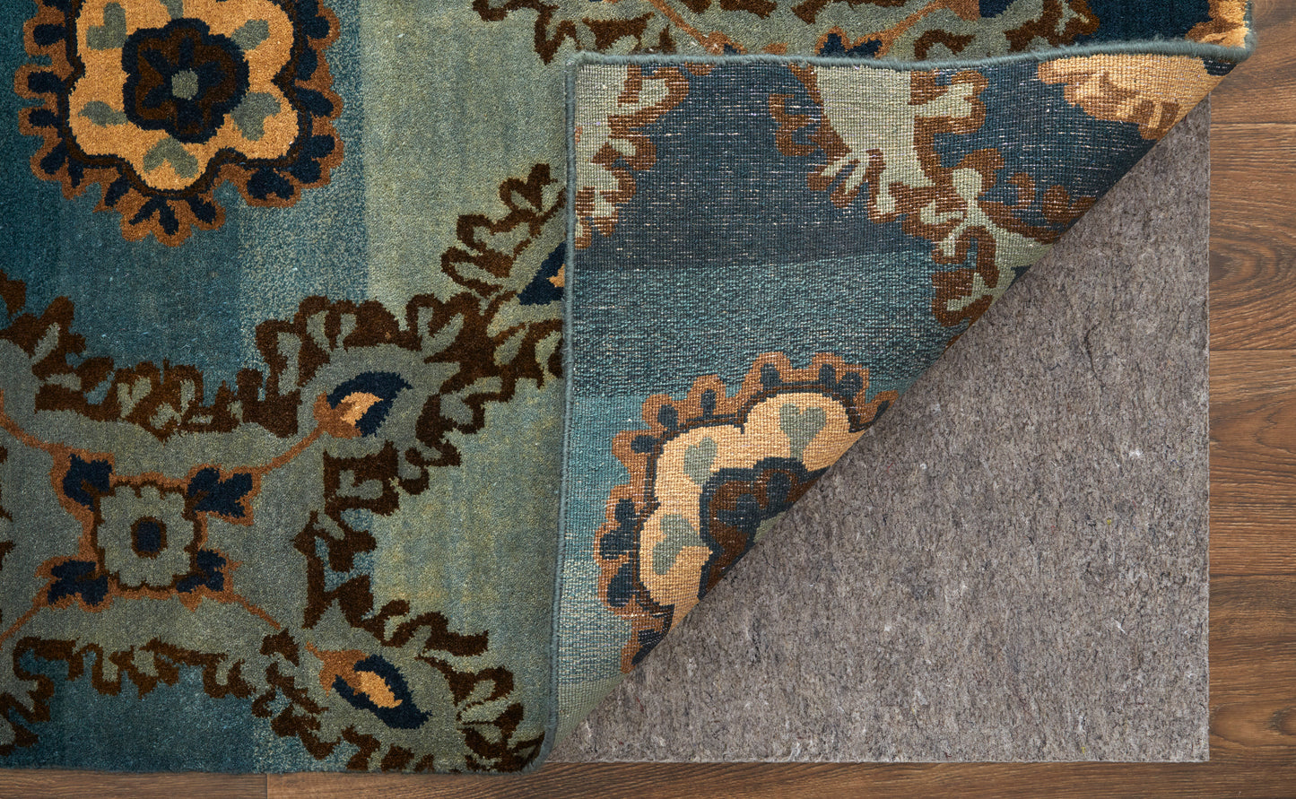 Amzad Transitional/Craftsman/Casual Ikat/Floral & Botanical Blue/Gray/Tan - Feizy Rug