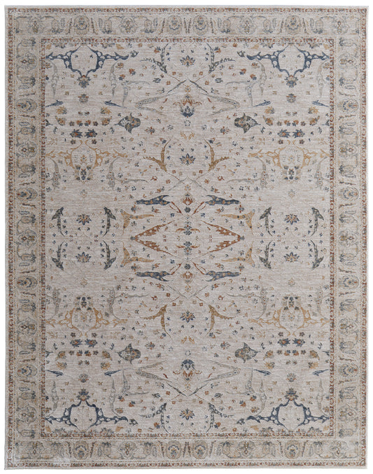 Pasha Transitional/Bohemian & Eclectic/Craftsman Ivory/Blue/Red Accent Rug  Feizy Rugs Small Parcel,Feizy Rugs,Pasha,Ivory/Blue/Red,2' x 3',Accent Rug,Polyester,Transitional/Bohemian & Eclectic/Craftsman,Turkey