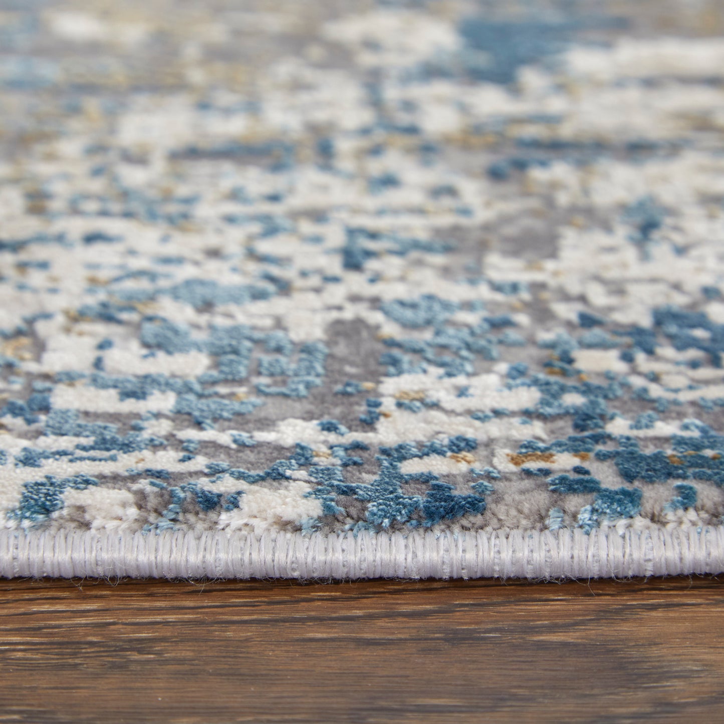 Cadiz Modern/Industrial/Luxury & Glam Ivory/Tan/Blue Runner  Feizy Rugs Small Parcel,Feizy Rugs,Cadiz,Ivory/Tan/Blue,3'1" x 10',Runner,Viscose/Acrylic,Modern/Industrial/Luxury & Glam,Turkey