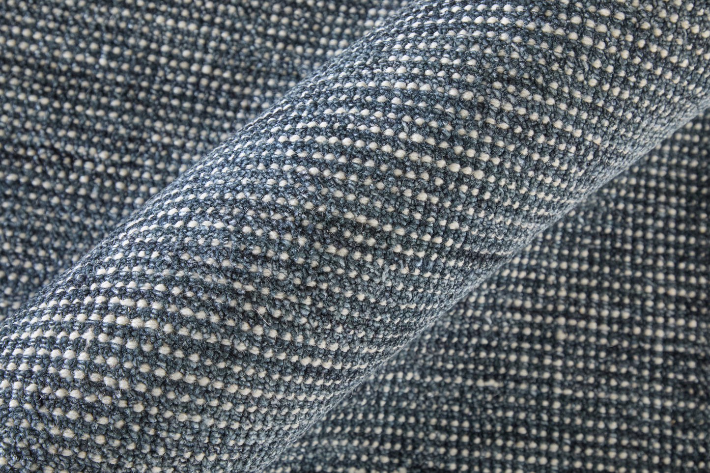 Fleetwood Modern/Casual Solid Blue - Feizy Rug
