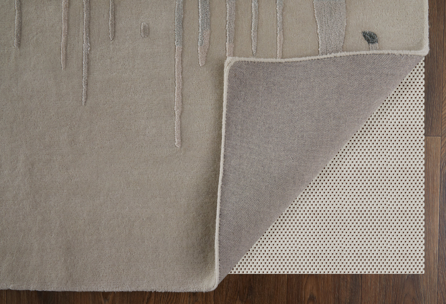 Anya Transitional/Industrial/Casual Abstract/Watercolor Ivory/Blue/Gray - Feizy Rug