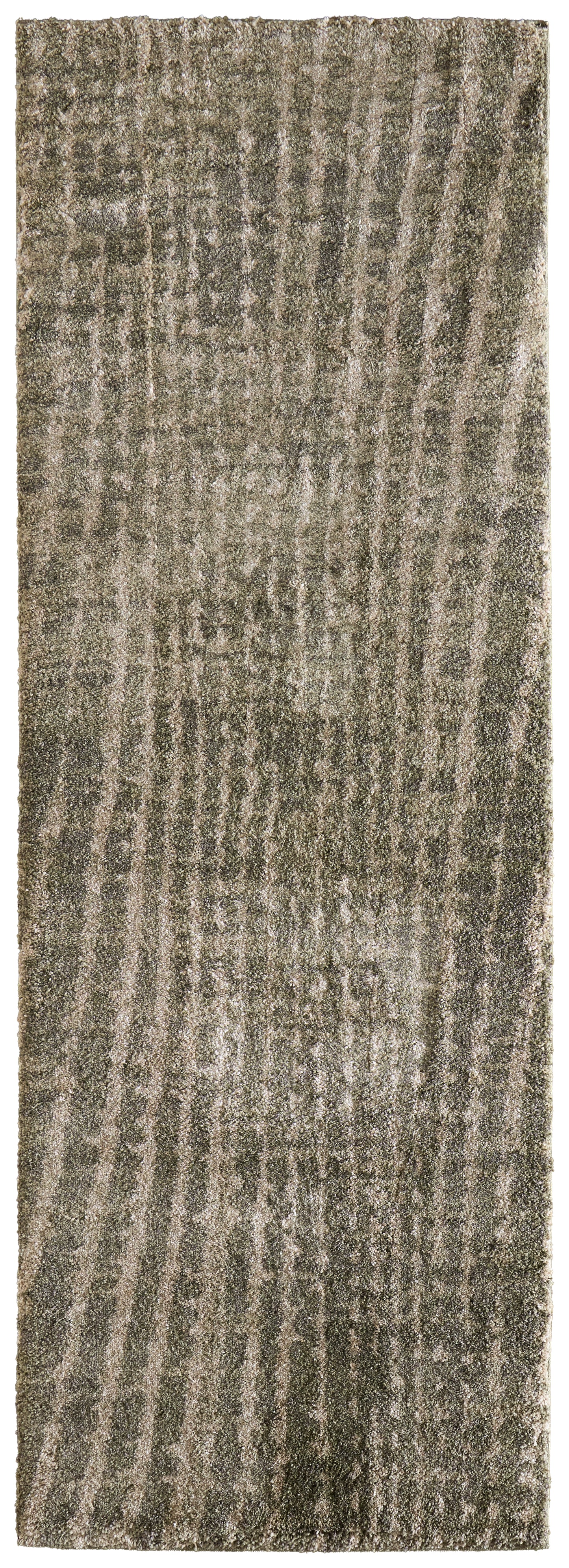 Skyview Modern/Industrial/Bohemian & Eclectic Green/Tan Runner  Feizy Rugs Small Parcel,Feizy Rugs,Skyview,Green/Tan,2'6" x 7'3",Runner,Polypropylene,Modern/Industrial/Bohemian & Eclectic,Turkey