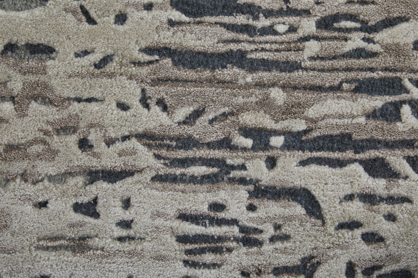 Zarah Modern/Bohemian & Eclectic Brown/Tan/Black Area Rug