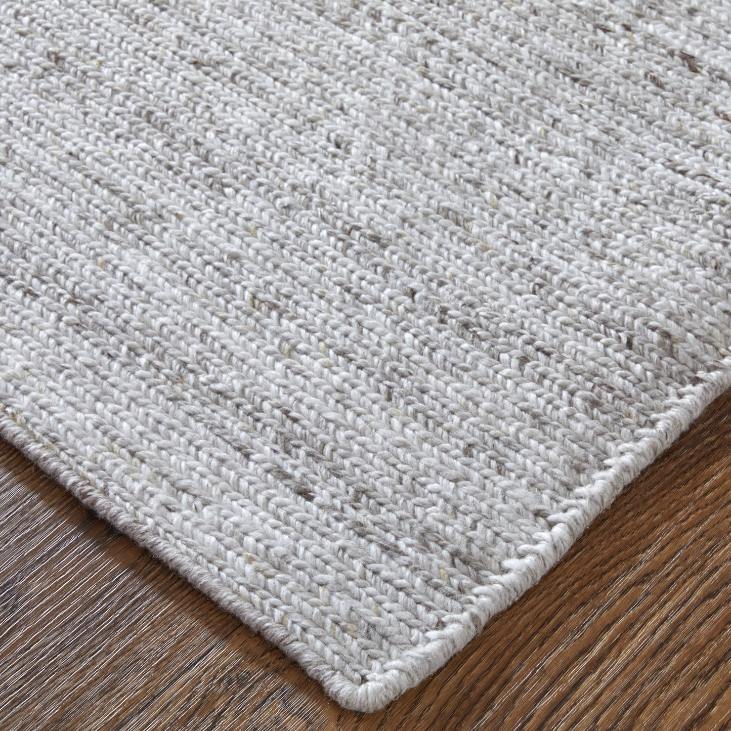 Finley Modern/Casual Solid/Distressed Silver - Feizy Rug