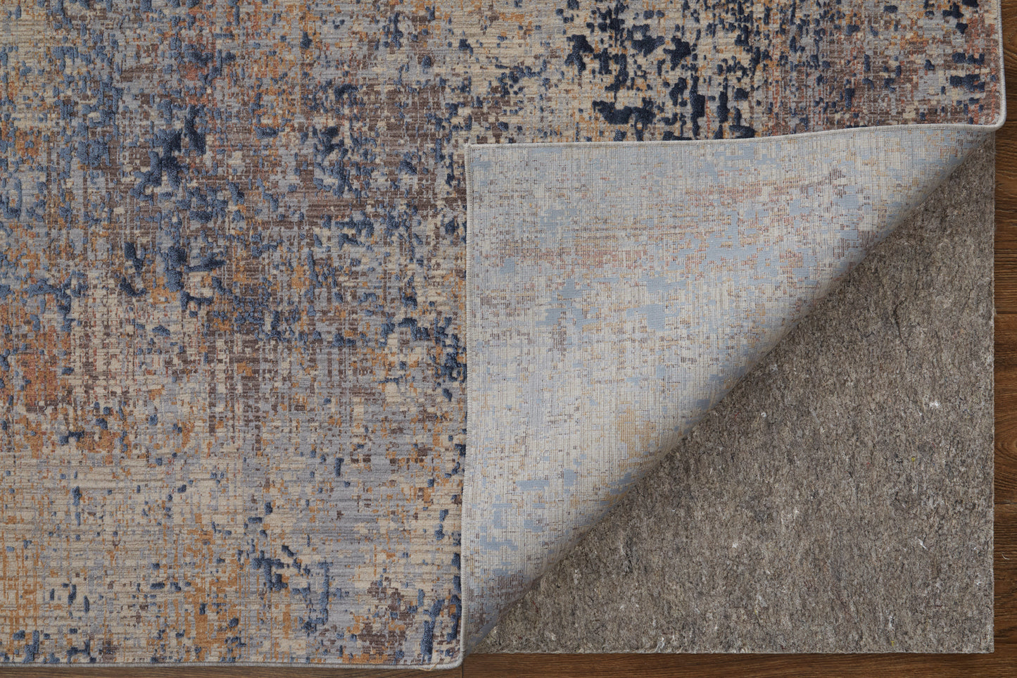 Pryor Modern/Casual/Bohemian & Eclectic Blue/Tan/Brown Accent Rug  Feizy Rugs Small Parcel,Feizy Rugs,Pryor,Blue/Tan/Brown,2' x 3',Accent Rug,Polyester/Viscose,Modern/Casual/Bohemian & Eclectic,Turkey