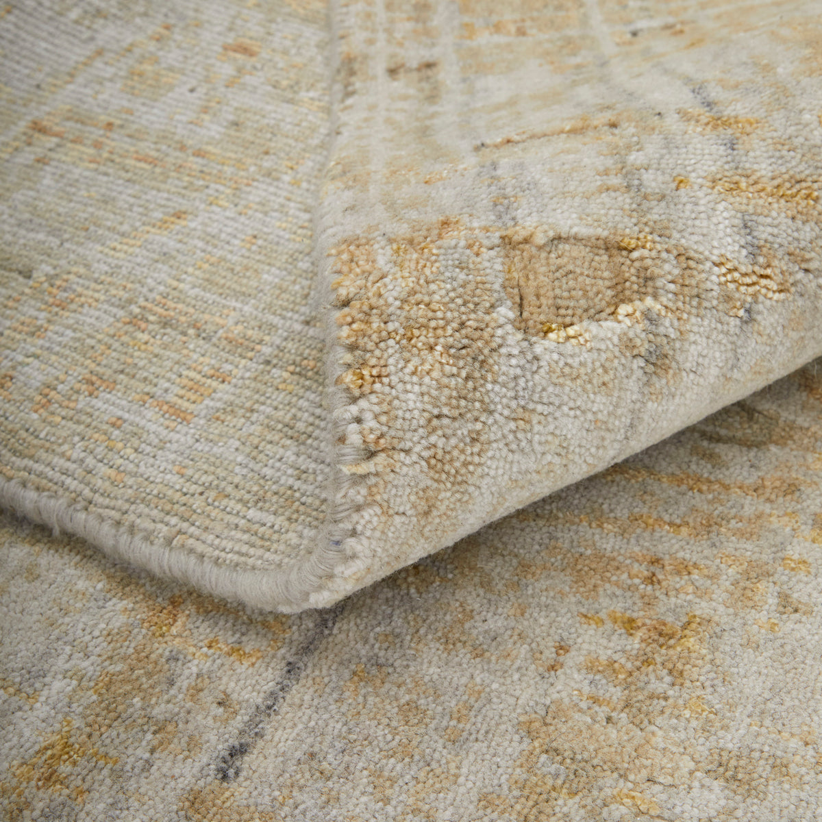 Eastfield Modern Abstract Yellow/Ivory/Gold 69FP - Feizy Rug