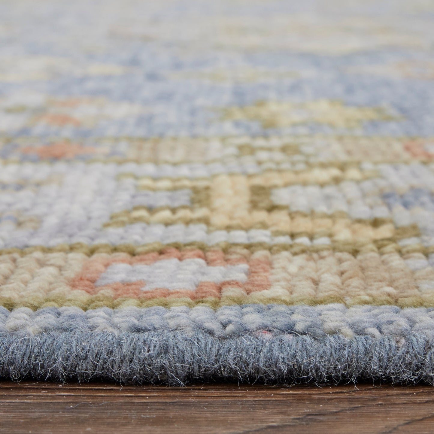 Fillmore Transitional/Bohemian & Eclectic/Craftsman Blue/Green/Yellow Accent Rug
