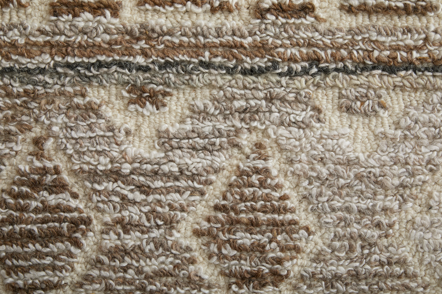 Asher Transitional/Bohemian & Eclectic/Casual Distressed/Moroccan Ivory/Tan/Gray - Feizy Rug