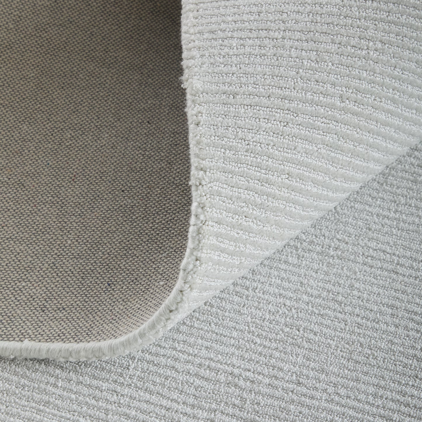 Abbott Modern/Casual Solid/Stripes Silver - Feizy Rug