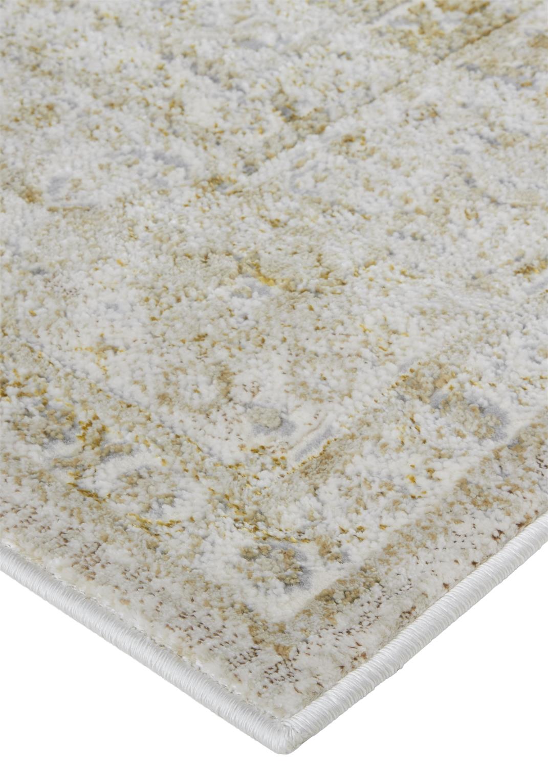 Aura Modern/Classic/Persian Ivory/Gold Area Rug