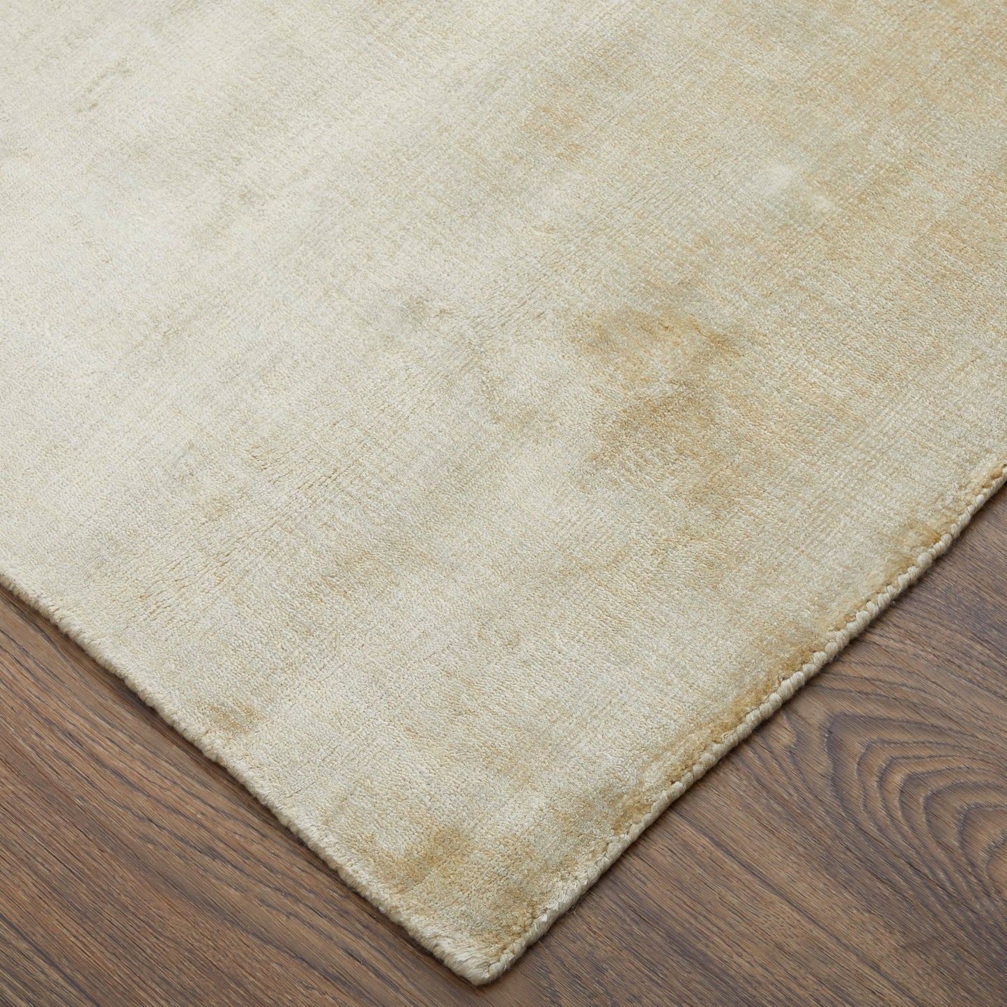 Marlowe Modern/Casual/Industrial Chevron/Abstract/Gradient & Ombre Tan/Blue - Feizy Rug