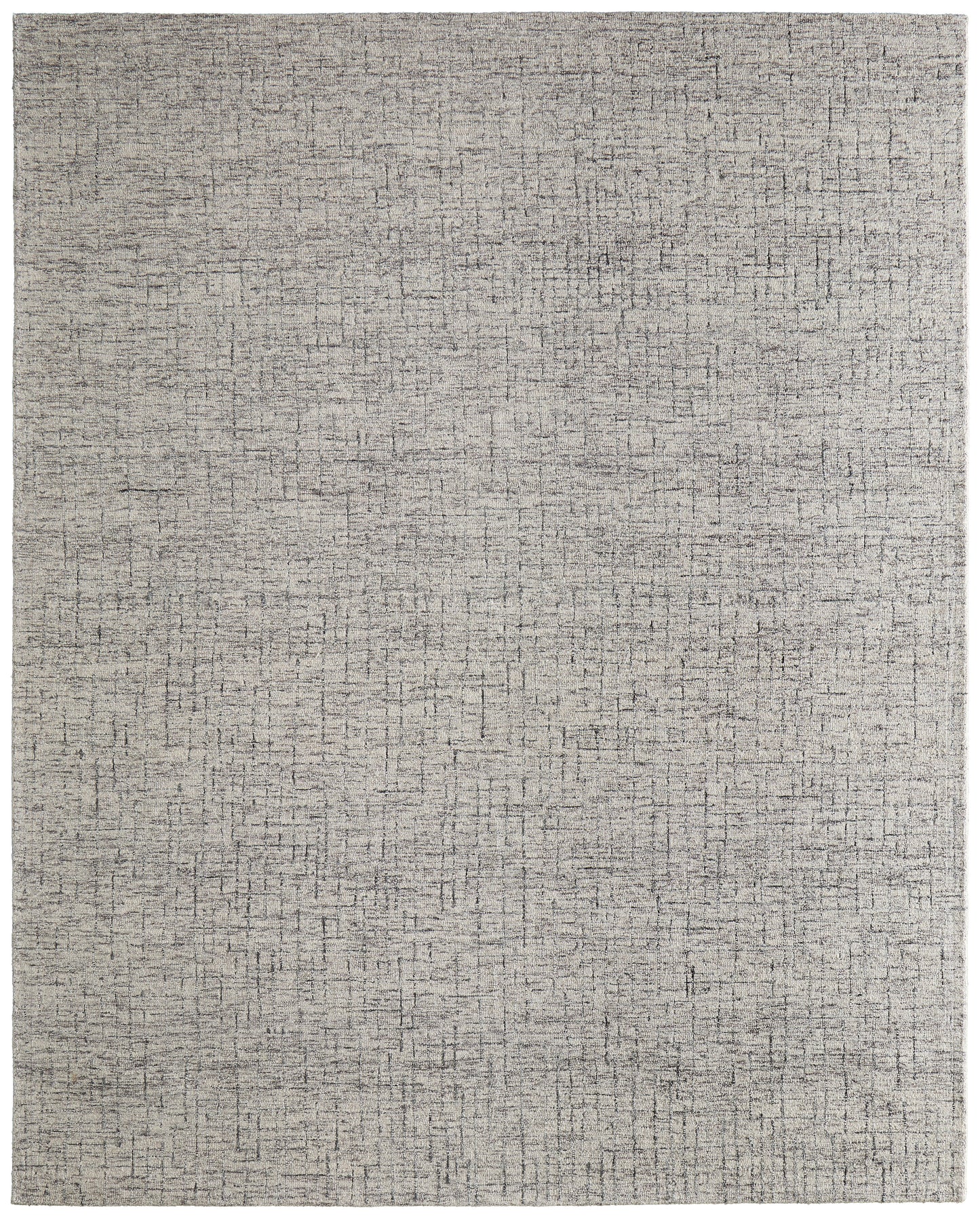 Belfort Transitional/Casual/Scandinavian Solid/Geometric/Distressed Ivory/Gray/Taupe - Feizy Rug