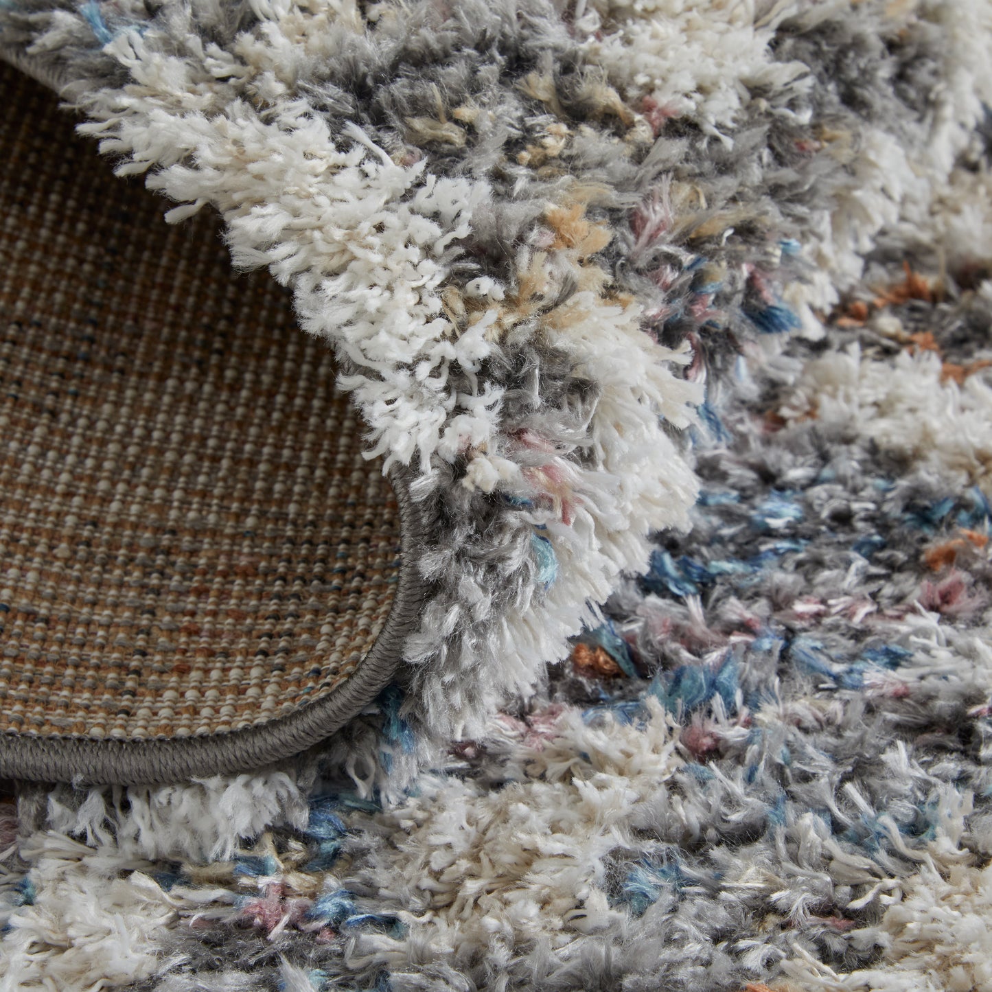 Mynka Transitional/Global/Mid-Century Modern Diamond/Geometric Ivory/Gray/Taupe - Feizy Rug