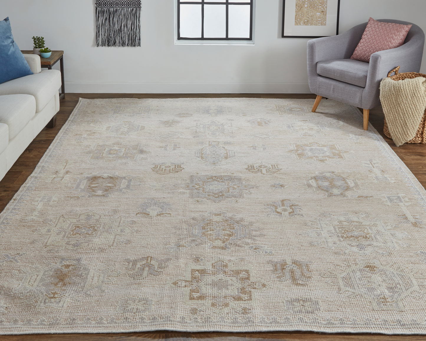 Wendover Transitional/Vintage Tan/Brown Accent Rug