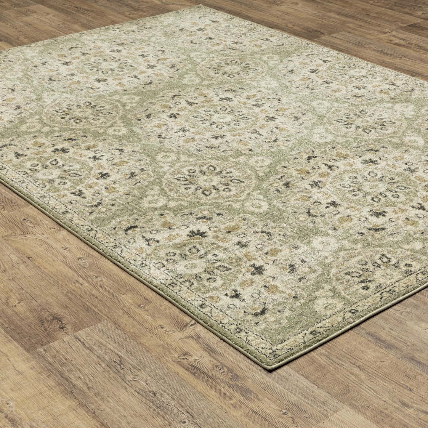 FLORENCE 4334E Green Rug - ORIENTAL WEAVERS
