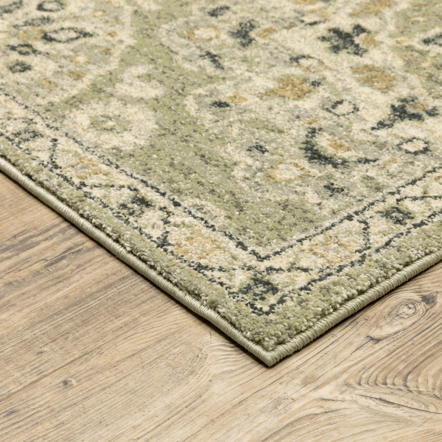 FLORENCE 4334E Green Rug - ORIENTAL WEAVERS