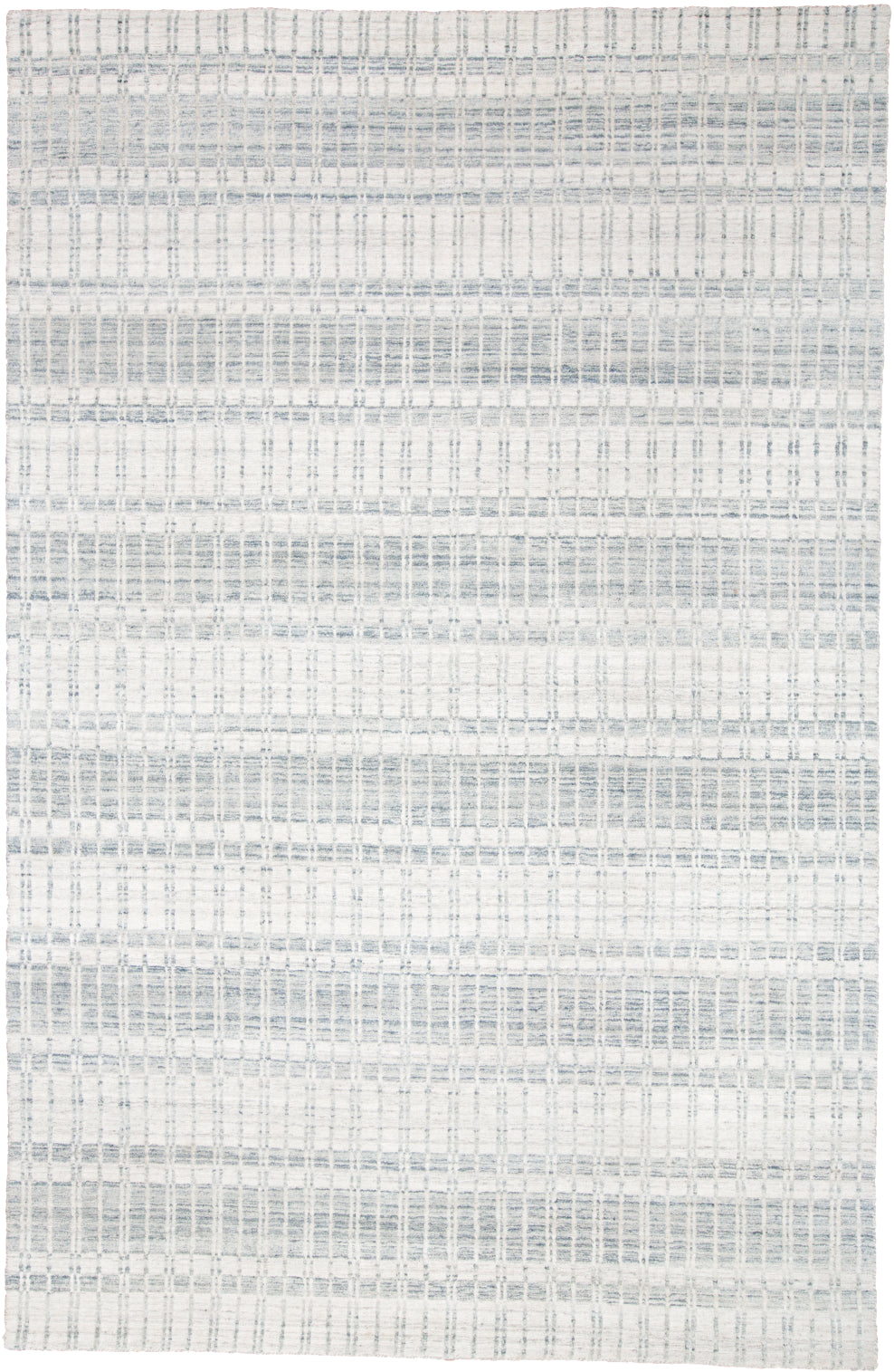 Odell Transitional/Casual Geometric/Stripes Ivory/Blue - Feizy Rug