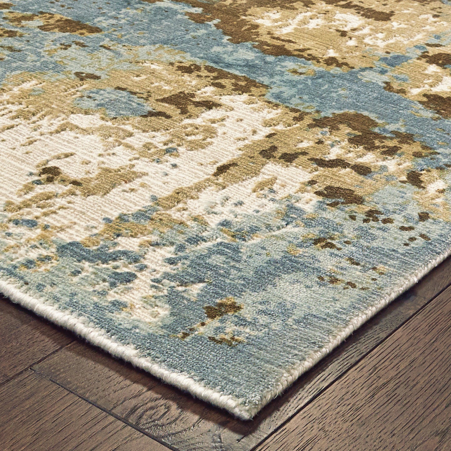 FORMATIONS 70001 Blue Rug - ORIENTAL WEAVERS
