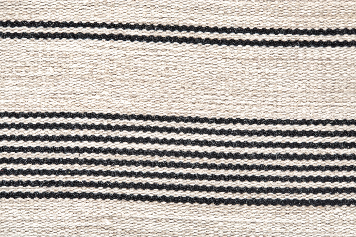 Duprine Transitional/Casual/Nautical & Coastal Stripes/Geometric Black/White/Ivory - Feizy Rug